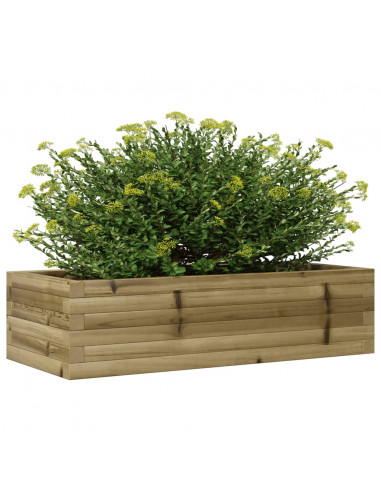 Fioriera da Giardino 90x40x23 cm in Legno di Pino Impregnato