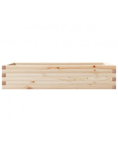 Fioriera da Giardino 110x60x23 cm in Legno Massello di Pino