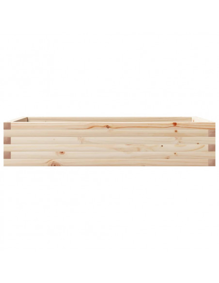Fioriera da Giardino 110x60x23 cm in Legno Massello di Pino