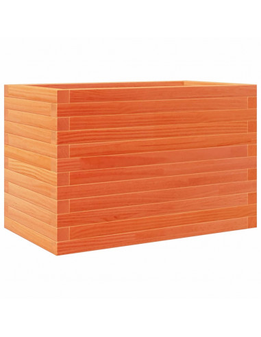 Fioriera Giardino Marrone Cera 70x40x45,5cm Legno Massello Pino