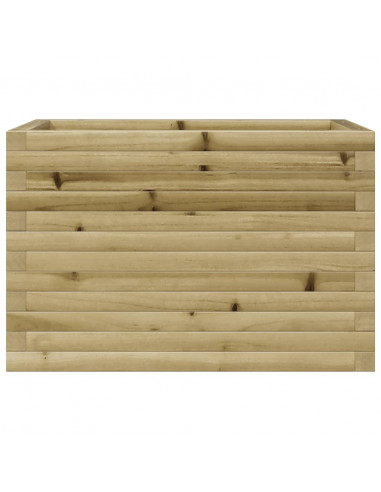 Fioriera da Giardino 70x40x45,5 cm in Legno di Pino Impregnato
