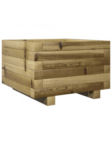 Fioriera da Giardino 40x40x26,5 cm in Legno di Pino Impregnato