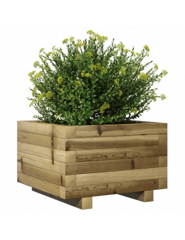 Fioriera da Giardino 40x40x26,5 cm in Legno di Pino Impregnato