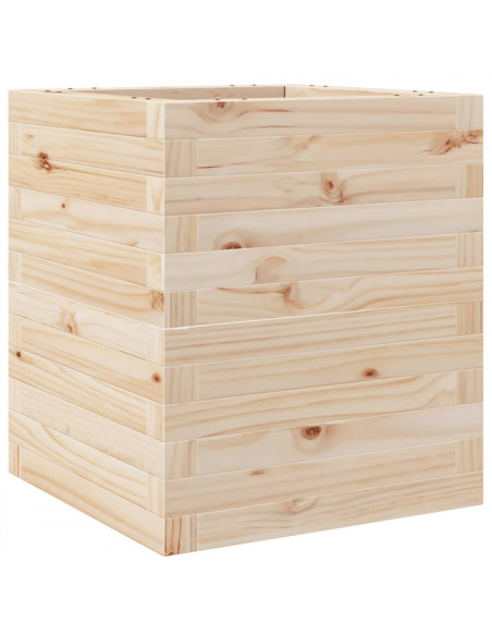 Fioriera da Giardino 40x40x46 cm in Legno Massello di Pino