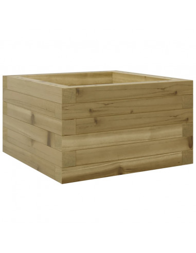 Fioriera da Giardino 40x40x23 cm in Legno di Pino Impregnato