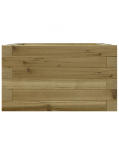 Fioriera da Giardino 40x40x23 cm in Legno di Pino Impregnato