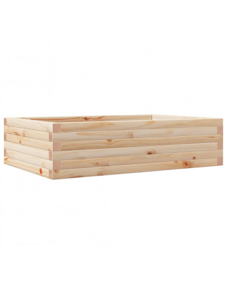 Fioriera da Giardino 90x60x23 cm in Legno Massello di Pino