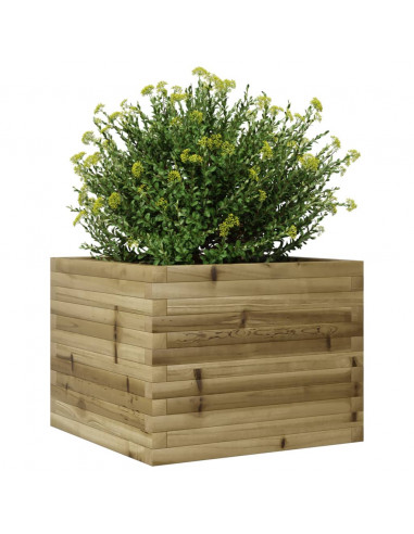 Fioriera da Giardino 60x60x45,5 cm in Legno di Pino Impregnato