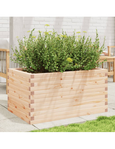 Fioriera da Giardino 90x60x45,5 cm in Legno Massello di Pino