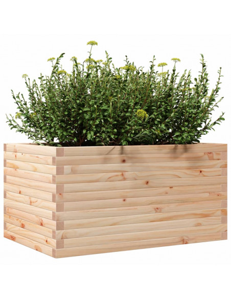 Fioriera da Giardino 90x60x45,5 cm in Legno Massello di Pino