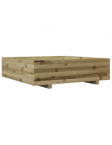 Fioriera da Giardino 90x90x26,5 cm in Legno di Pino Impregnato