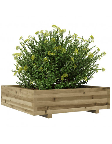 Fioriera da Giardino 90x90x26,5 cm in Legno di Pino Impregnato