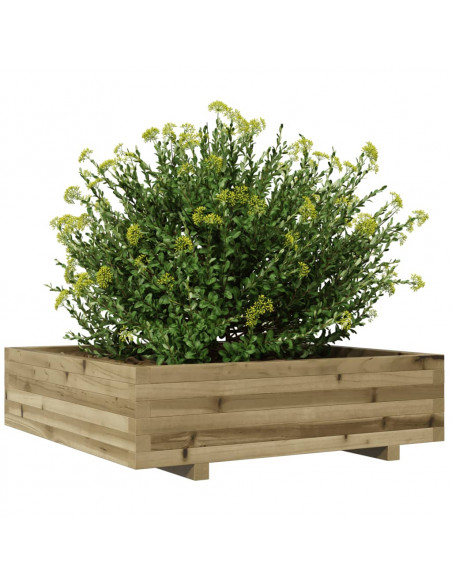 Fioriera da Giardino 90x90x26,5 cm in Legno di Pino Impregnato