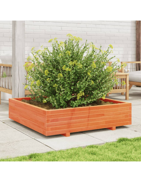 Fioriera Giardino 100x100x26,5cm Legno Massello Pino