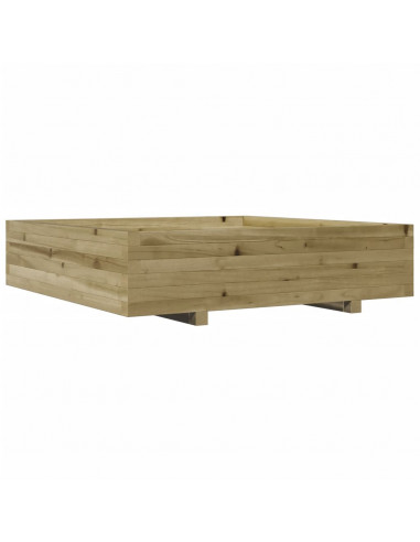 Fioriera da Giardino 100x100x26,5 cm Legno di Pino Impregnato