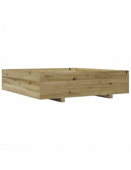 Fioriera da Giardino 100x100x26,5 cm Legno di Pino Impregnato