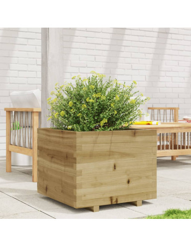 Fioriera da Giardino 60x60x49,5 cm in Legno di Pino Impregnato
