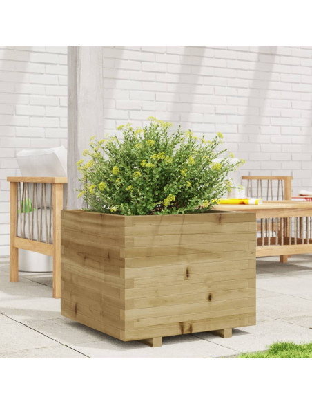 Fioriera da Giardino 60x60x49,5 cm in Legno di Pino Impregnato