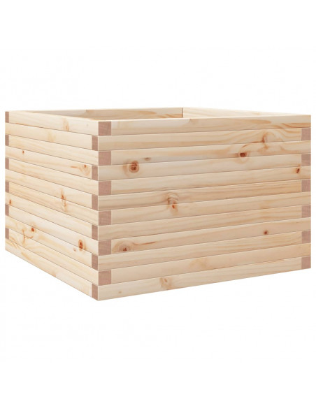 Fioriera da Giardino 70x70x46 cm in Legno Massello di Pino