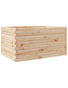 Fioriera da Giardino 90x60x46 cm in Legno Massello di Pino 2