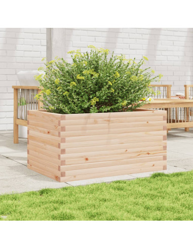 Fioriera da Giardino 90x60x46 cm in Legno Massello di Pino