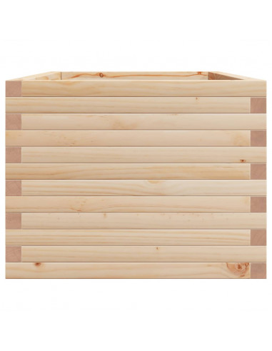 Fioriera da Giardino 90x60x46 cm in Legno Massello di Pino