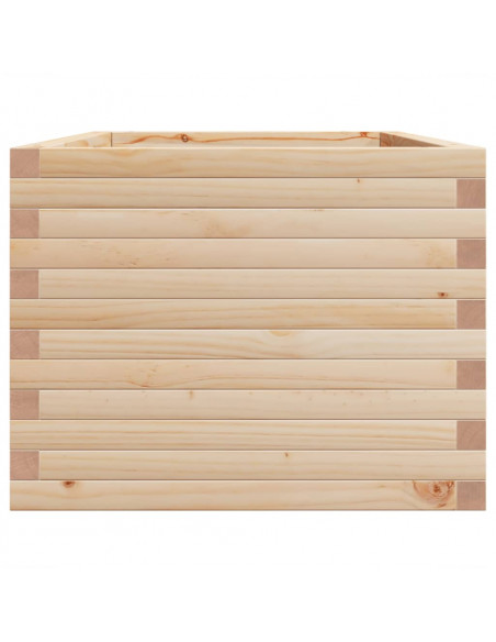Fioriera da Giardino 90x60x46 cm in Legno Massello di Pino