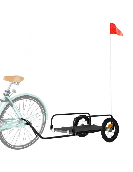 Rimorchio da Bici 122x53x31 cm in Ferro
