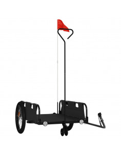 Rimorchio da Bici Nero Oxford e Ferro 2