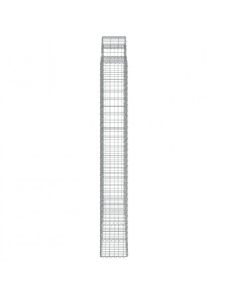 Cesti Gabbioni ad Arco 11 pz 200x30x220/240 cm Ferro Zincato