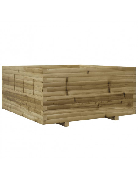 Fioriera da Giardino 100x100x49,5cm in Legno di Pino Impregnato