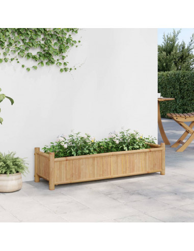 Fioriera 100x30x25 cm in Bambù