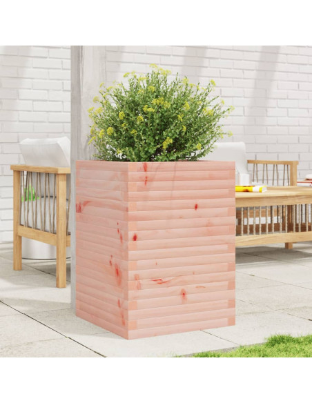 Fioriera da Giardino 50x50x68,5 cm in Legno Massello di Douglas