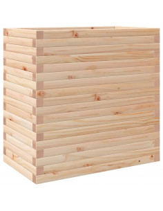 Fioriera da Giardino 70x40x68,5 cm in Legno Massello di Pino 2