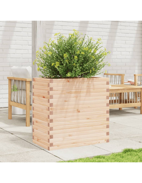 Fioriera da Giardino 70x40x68,5 cm in Legno Massello di Pino