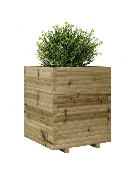 Fioriera da Giardino 60x60x72 cm in Legno di Pino Impregnato