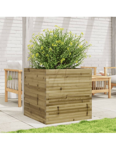 Fioriera da Giardino 70x70x68,5 cm in Legno di Pino Impregnato