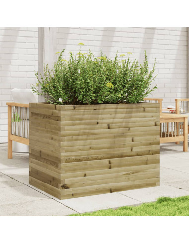 Fioriera da Giardino 90x60x68,5 cm in Legno di Pino Impregnato