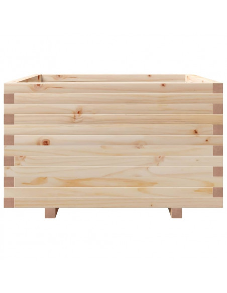 Fioriera da Giardino 80x80x49,5 cm in Legno Massello di Pino