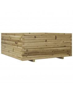 Fioriera da Giardino 110x110x49,5 cm Legno di Pino Impregnato 2