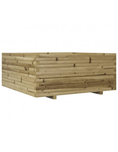 Fioriera da Giardino 110x110x49,5 cm Legno di Pino Impregnato
