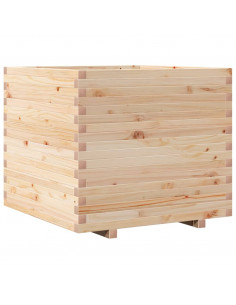 Fioriera da Giardino 80x80x72 cm in Legno Massello di Pino 2