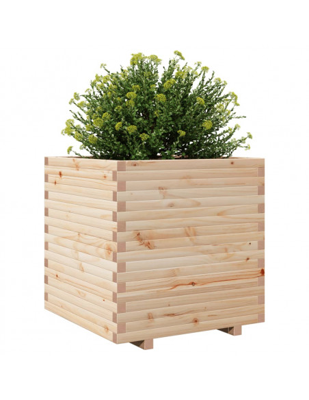 Fioriera da Giardino 80x80x72 cm in Legno Massello di Pino