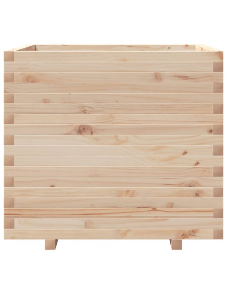 Fioriera da Giardino 80x80x72 cm in Legno Massello di Pino