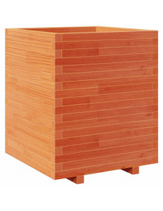 Fioriera Giardino Marrone Cera 60x60x72,5cm Legno Massello Pino 2