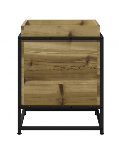 Fioriera da Giardino 40x40x50 cm in Legno di Pino Impregnato