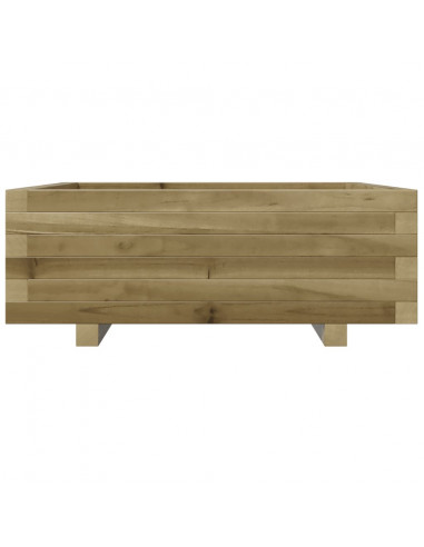 Fioriera da Giardino 70x70x26,5 cm in Legno di Pino Impregnato