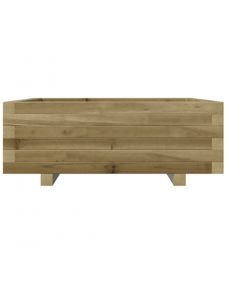 Fioriera da Giardino 70x70x26,5 cm in Legno di Pino Impregnato