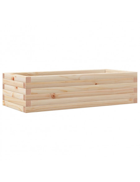 Fioriera da Giardino 90x40x23 cm in Legno Massello di Pino