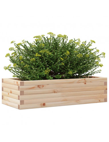 Fioriera da Giardino 90x40x23 cm in Legno Massello di Pino